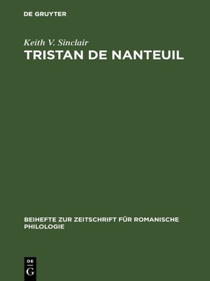 cover image of Tristan de Nanteuil